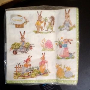 Easter napkins. New in packet. 40 pieces